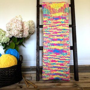 Artisan Hand Knit Full Blanket